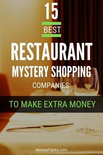 secret shopper companies for restaurants.